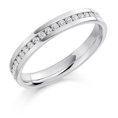Channel-Set Diamond Full Eternity Ring, 0.5ct