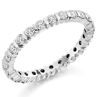 Bar-Set Full Eternity Ring, 1.0ct total (FET1223)