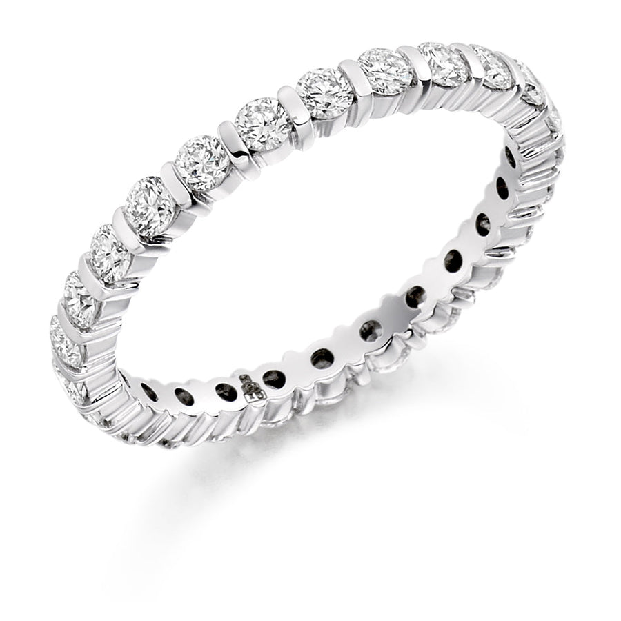 Bar-Set Full Eternity Ring, 1.0ct total (FET1223)