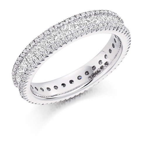 Channel & Micro-Claw Full Eternity Ring, 2.0ct total