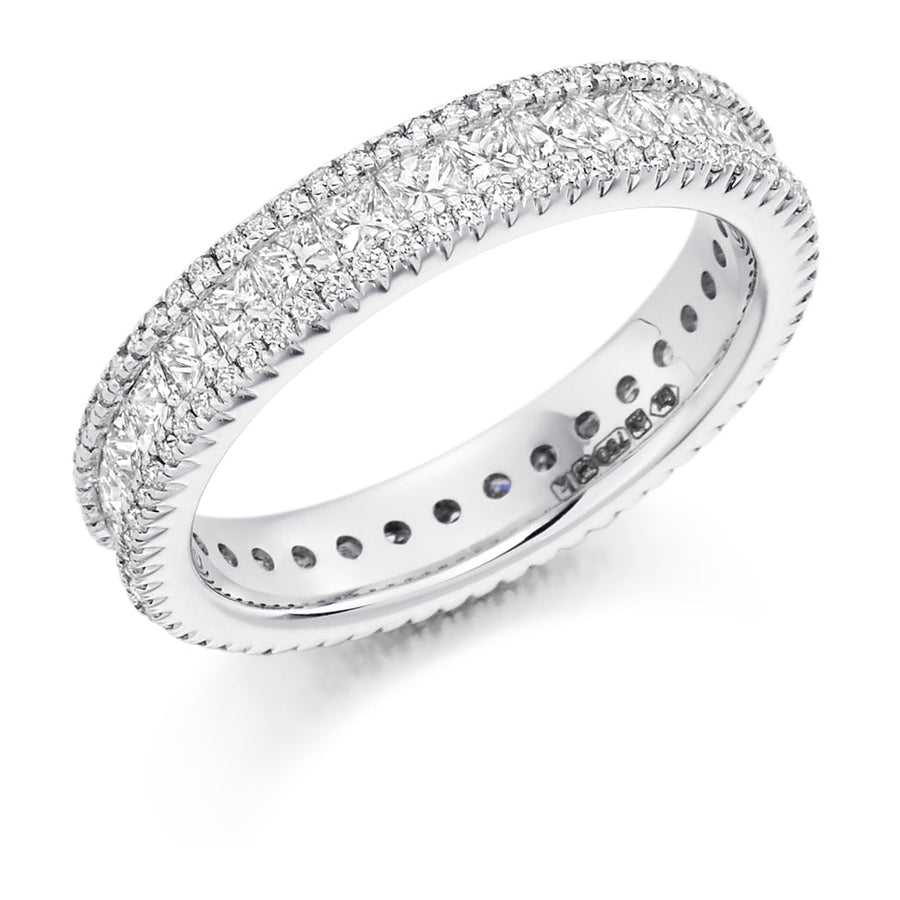 Channel & Micro-Claw Full Eternity Ring, 2.0ct total