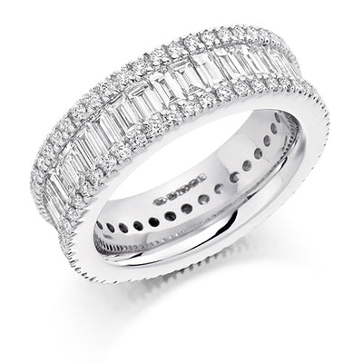 Channel & Micro-Claw Full Eternity Ring, 3.6ct total