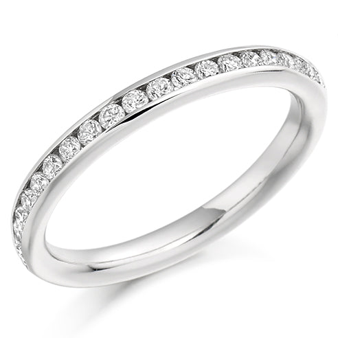 Channel-Set Full Eternity Ring, 0.7ct total
