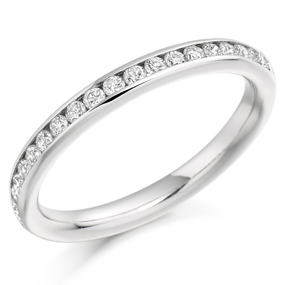 Channel-Set Full Eternity Ring, 0.7ct total