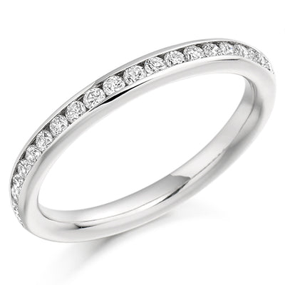 Channel-Set Full Eternity Ring, 0.7ct total