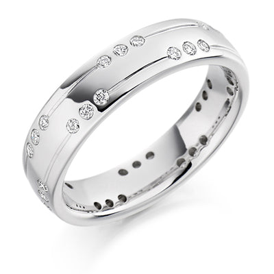 Flush-Set Full Eternity Ring, 0.4ct total (FET1345)