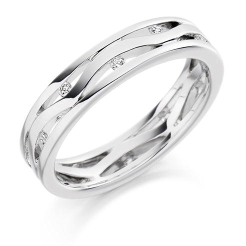 Flush-Set Full Eternity Ring, 0.15ct total