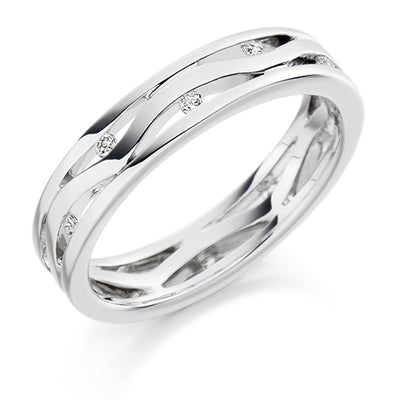 Flush-Set Full Eternity Ring, 0.15ct total