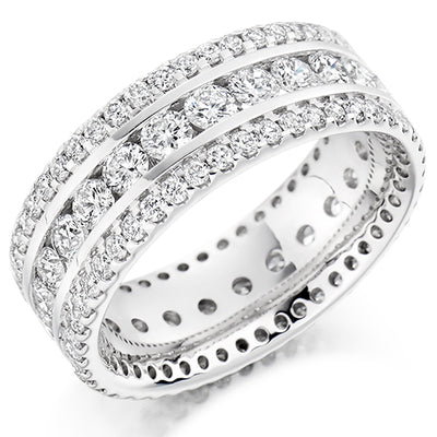 Channel & Micro-Claw Full Eternity Ring, 2.5ct total (FET1358)