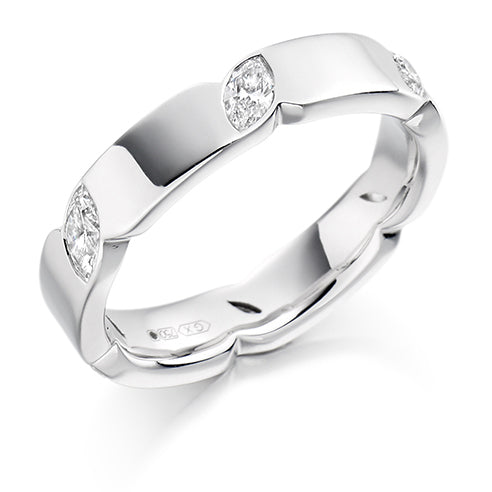 Rubover Full Eternity Ring, 0.62ct total