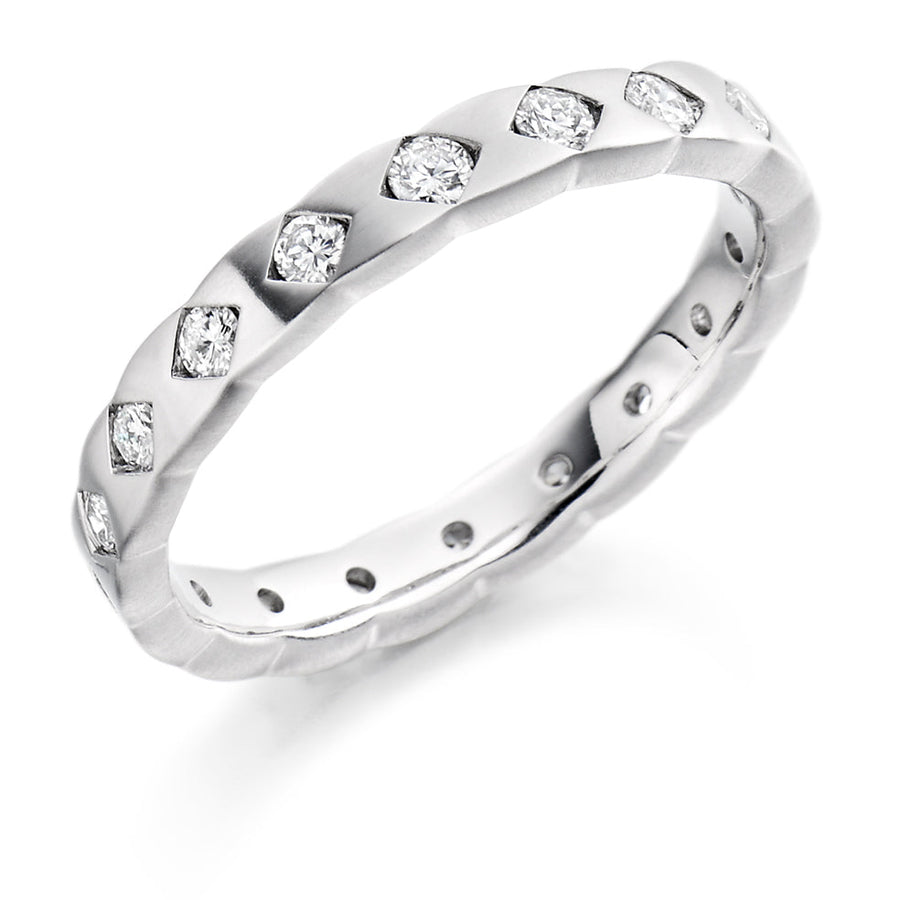 Flush-Set Full Eternity Ring, 0.55ct total
