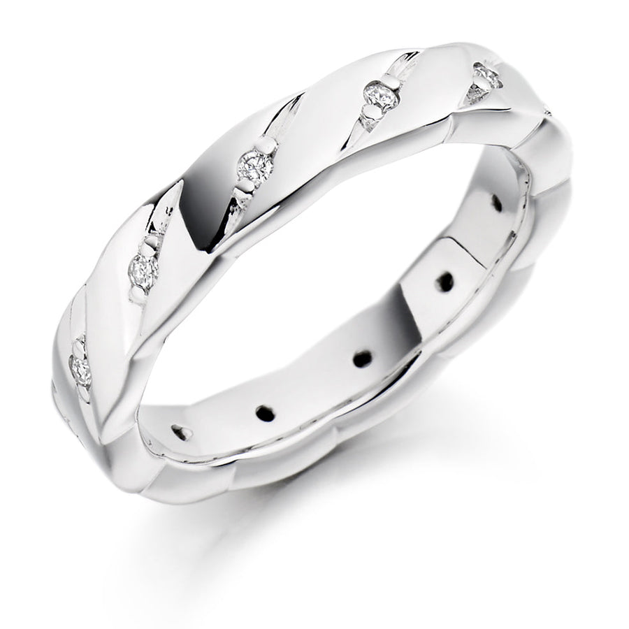 Grain-Set Full Eternity Ring, 0.13ct total