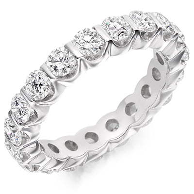 Bar-Set Full Eternity Ring, 2.0ct total (FET1398)