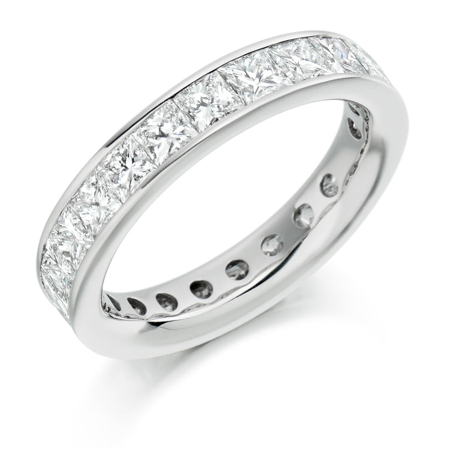 Channel-Set Diamond Full Eternity Ring, 4.0ct