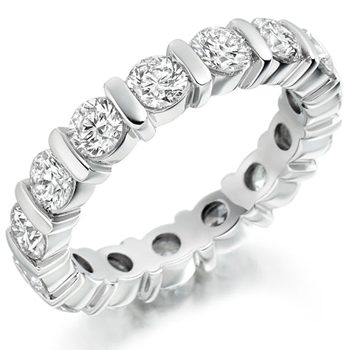 Bar-Set Full Eternity Ring, 3.0ct total (FET1531)