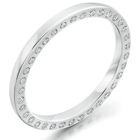 Flush-Set Diamond Full Eternity Ring, 0.3ct