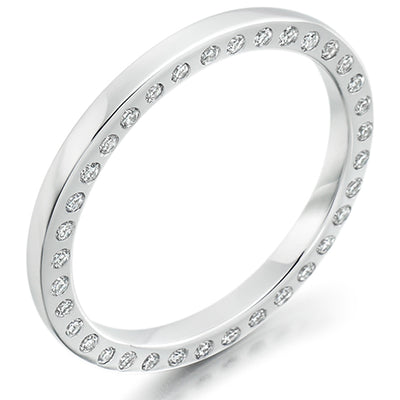 Flush-Set Diamond Full Eternity Ring, 0.3ct