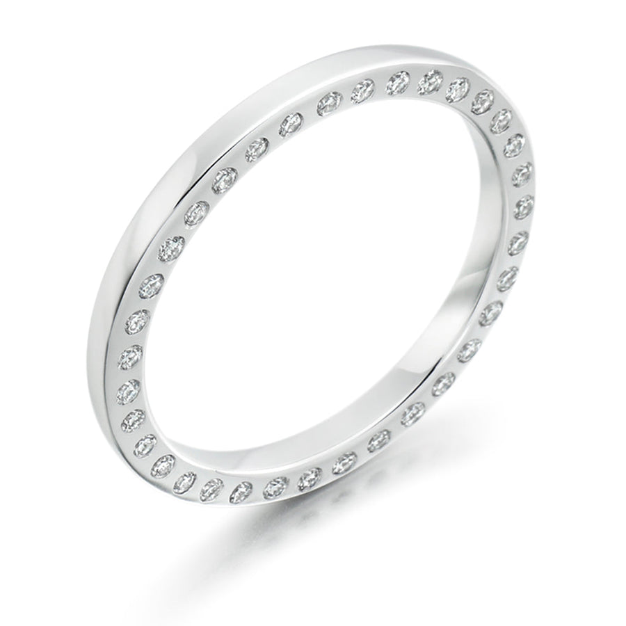 Flush-Set Diamond Full Eternity Ring, 0.3ct
