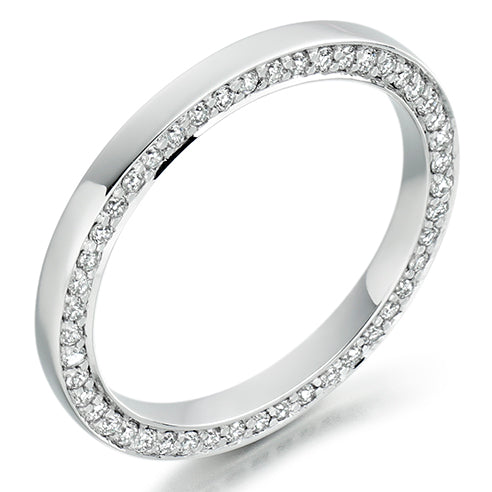 Grain-Set Diamond Full Eternity Ring, 0.35ct