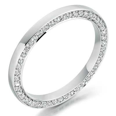 Grain-Set Diamond Full Eternity Ring, 0.35ct