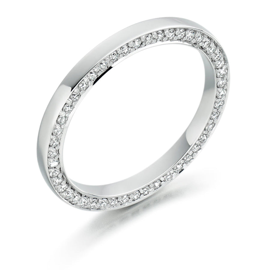 Grain-Set Diamond Full Eternity Ring, 0.35ct