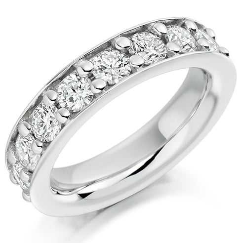 Grain-Set Diamond Full Eternity Ring, 3.0ct