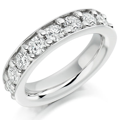 Grain-Set Diamond Full Eternity Ring, 3.0ct