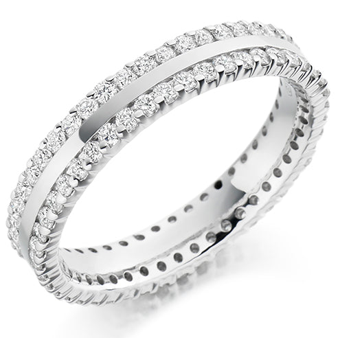 Micro-Claw Full Eternity Ring, 1.0ct total (FET1553)