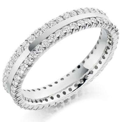 Micro-Claw Full Eternity Ring, 1.0ct total (FET1553)