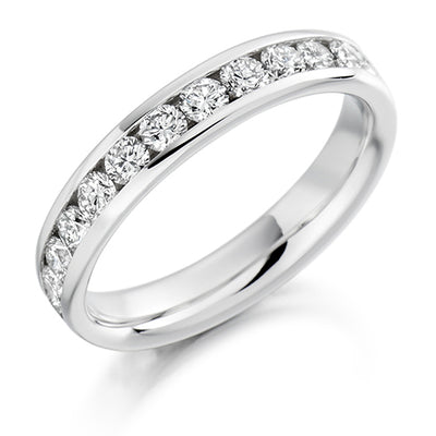 Channel-Set Diamond Full Eternity Ring, 1.55ct