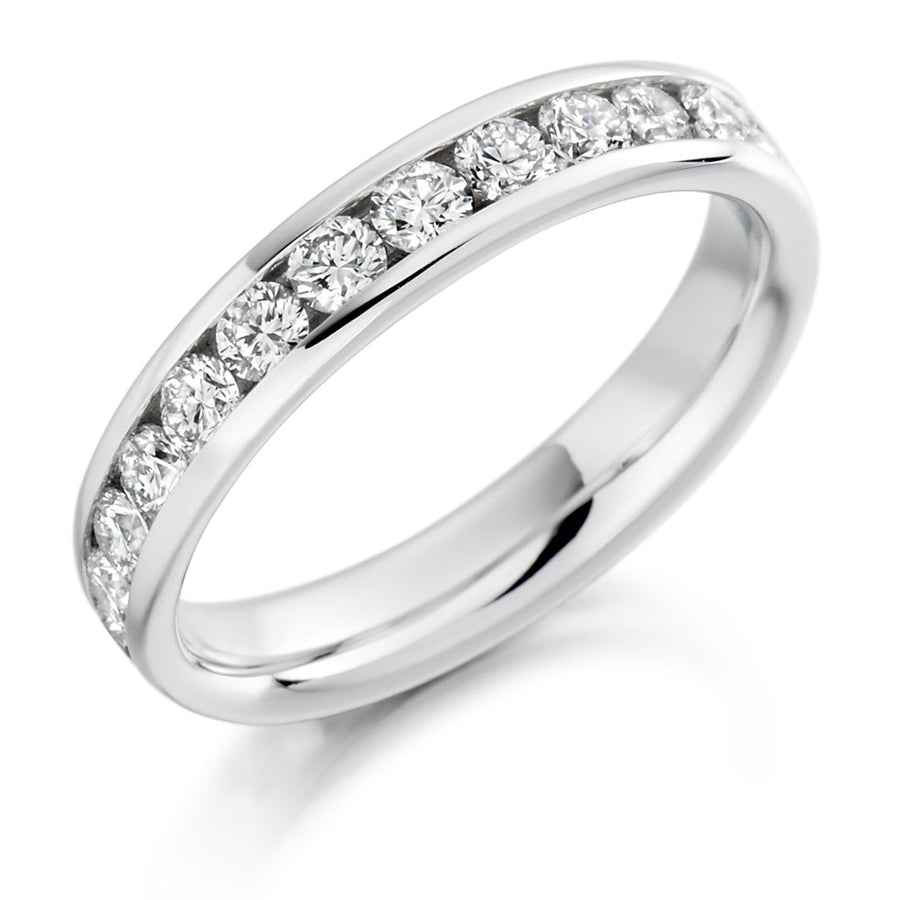 Channel-Set Diamond Full Eternity Ring, 1.55ct