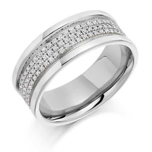 Pavé Diamond Full Eternity Ring, 0.65ct