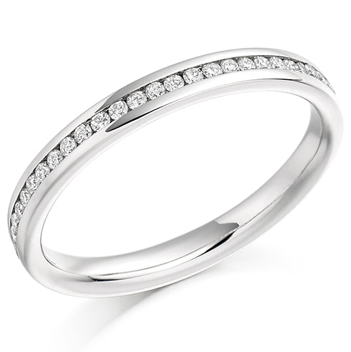 Channel-Set Full Eternity Ring, 0.3ct total