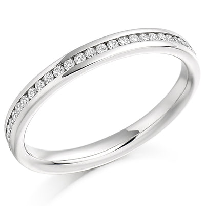 Channel-Set Full Eternity Ring, 0.3ct total