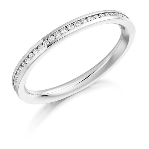Channel-Set Diamond Full Eternity Ring, 0.33ct