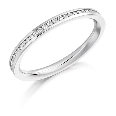 Channel-Set Diamond Full Eternity Ring, 0.33ct