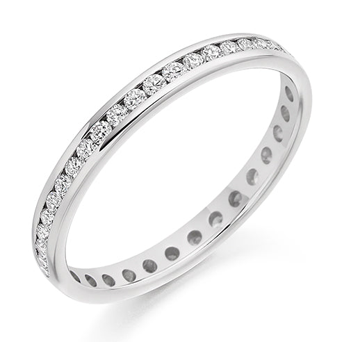 Channel-Set Full Eternity Ring, 0.5ct total (FET1783)