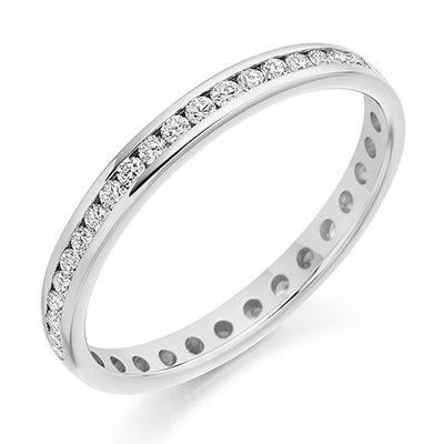 Channel-Set Full Eternity Ring, 0.5ct total (FET1783)
