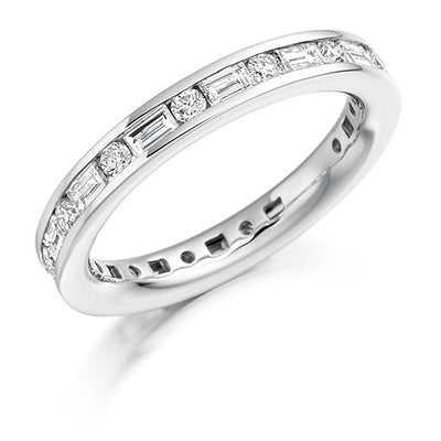 Channel-Set Full Eternity Ring, 1.5ct total (FET1788)