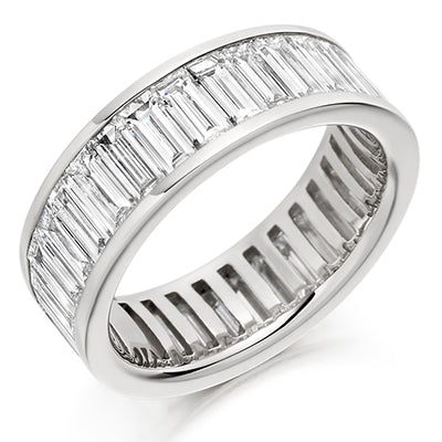 Channel-Set Diamond Full Eternity Ring, 4.5ct