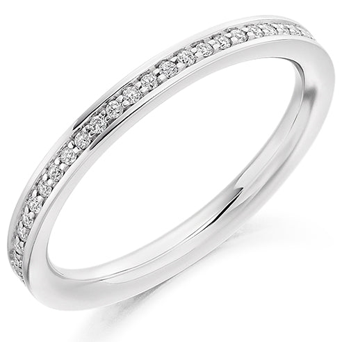 Grain-Set Diamond Full Eternity Ring, 0.27ct