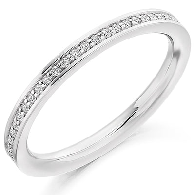 Grain-Set Diamond Full Eternity Ring, 0.27ct