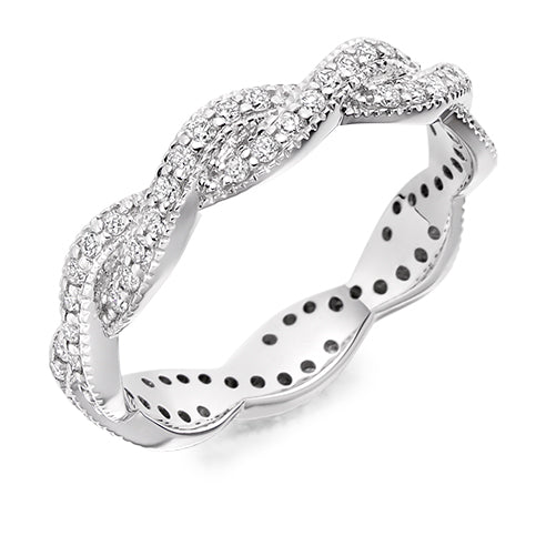 Grain-Set Full Eternity Ring, 0.5ct total (FET1806)