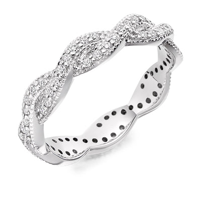 Grain-Set Full Eternity Ring, 0.5ct total (FET1806)