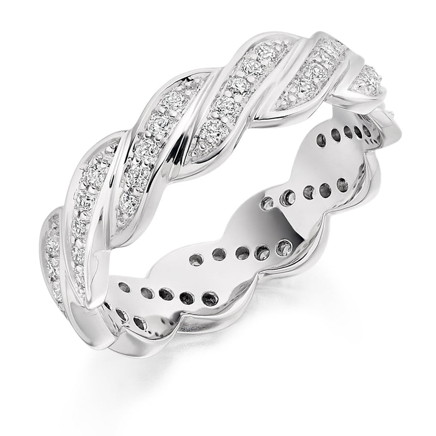 Grain-Set Full Eternity Ring, 0.45ct total (FET1807)