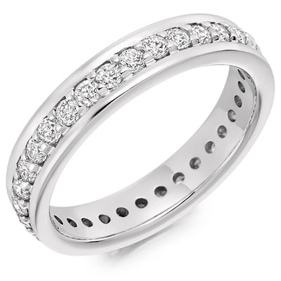Grain-Set Diamond Full Eternity Ring, 1.0ct