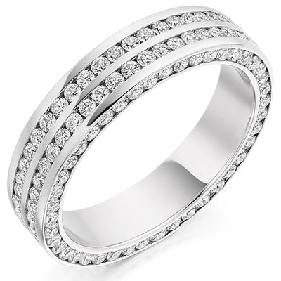 Channel-Set Full Eternity Ring, 1.25ct total (FET1828)