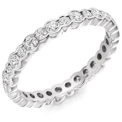 Rubover Diamond Full Eternity Ring, 1.15ct