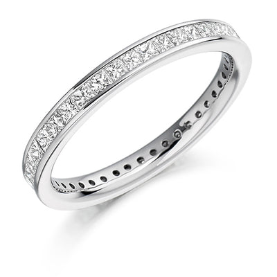 Channel-Set Full Eternity Ring, 1.1ct total (FET1857)