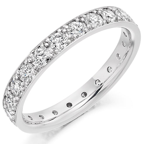 Grain-Set Diamond Full Eternity Ring, 1.2ct